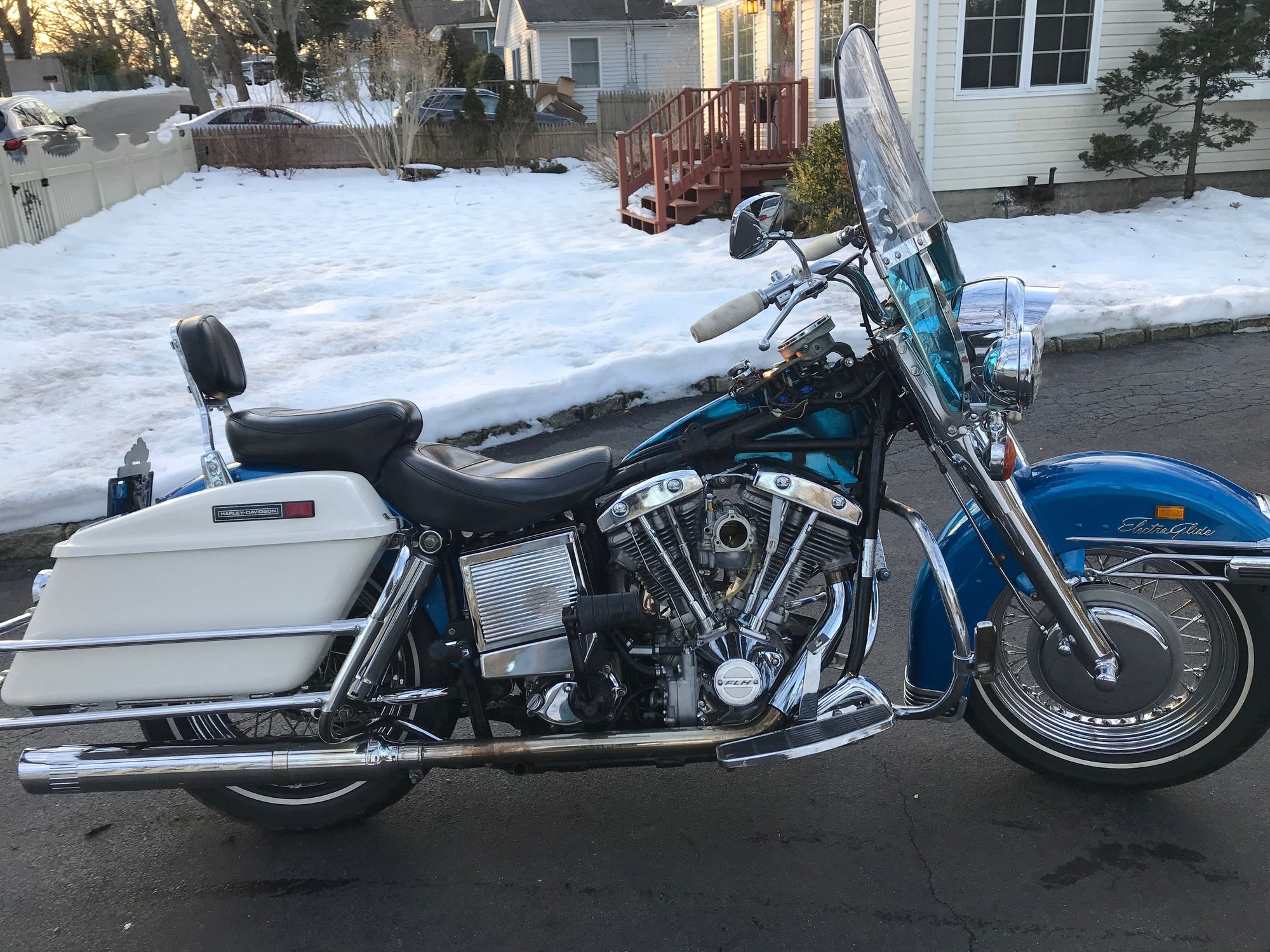 Test ride after installing new throttle cable. After everything was adjusted and just right, I put the tank back on.