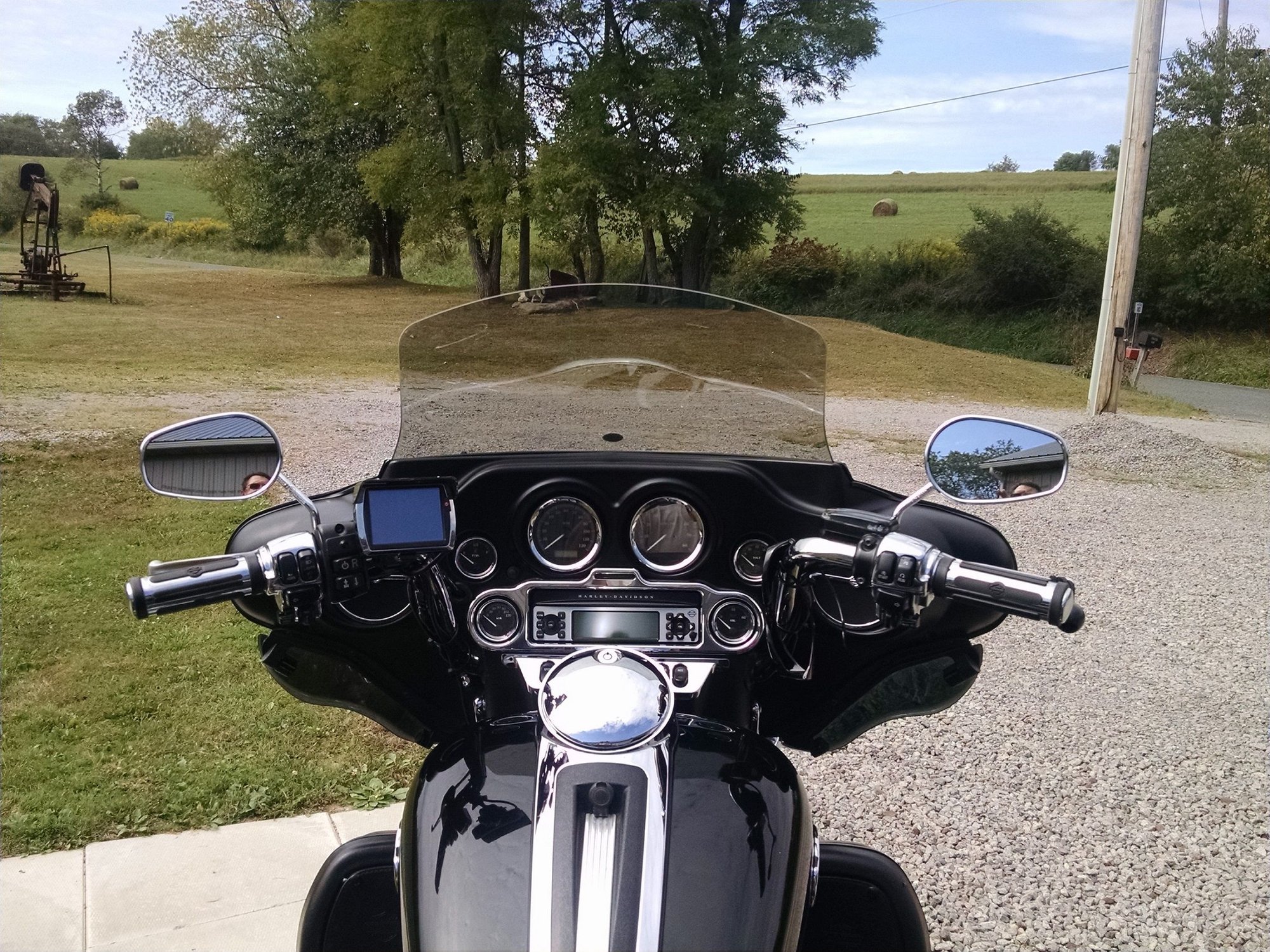 stock handlebars for street glide