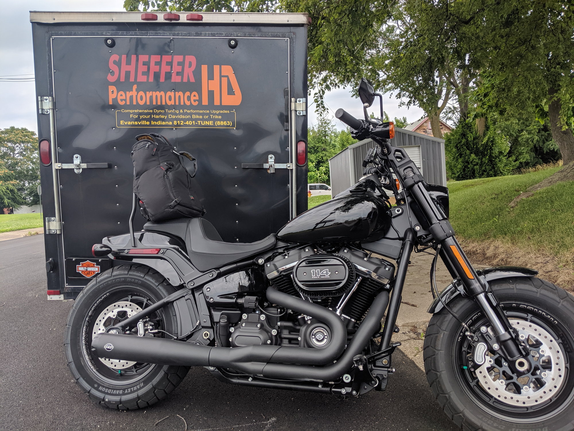 2018 fat bob sissy bar