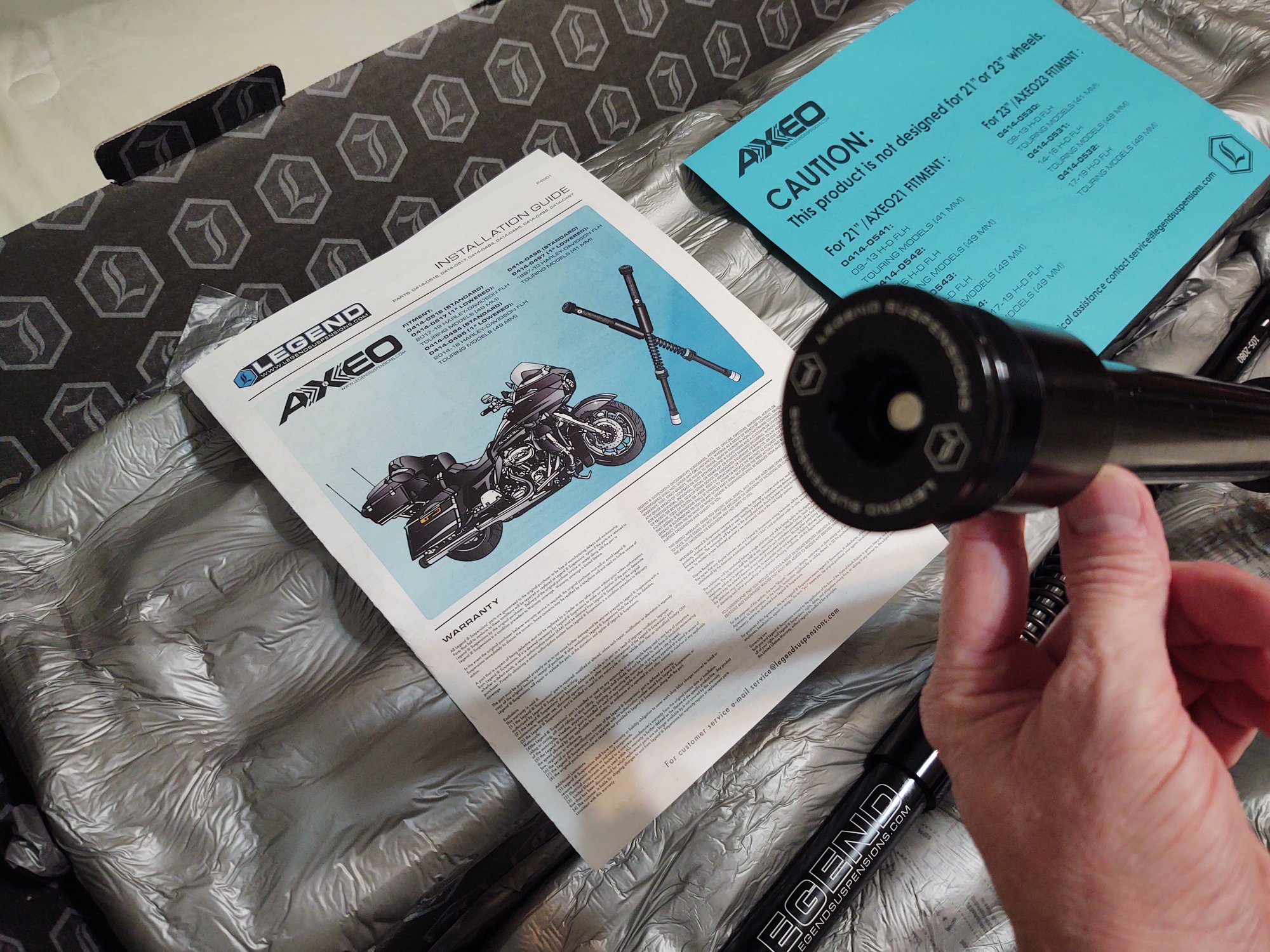 Legend axeo flh front end suspension (201421) Harley Davidson Forums