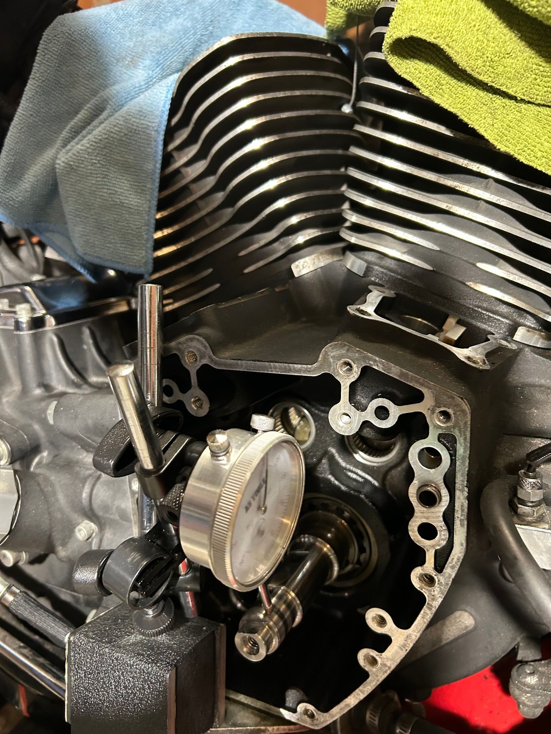 Just the the lifters, camplate, cams and oil pump out.