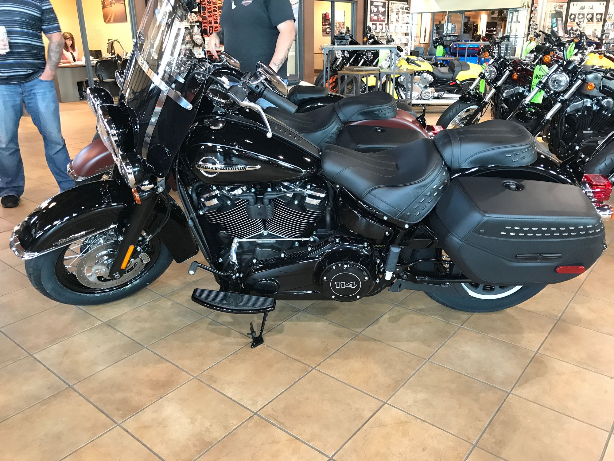 black heritage softail