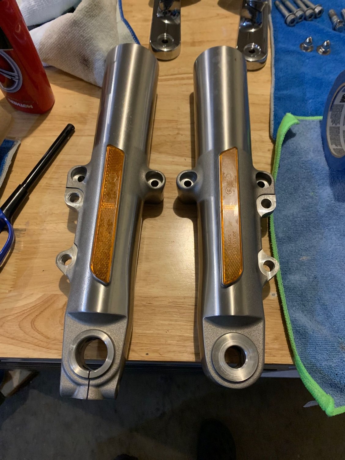 14 & Up Fork Sliders & cans Harley Davidson Forums