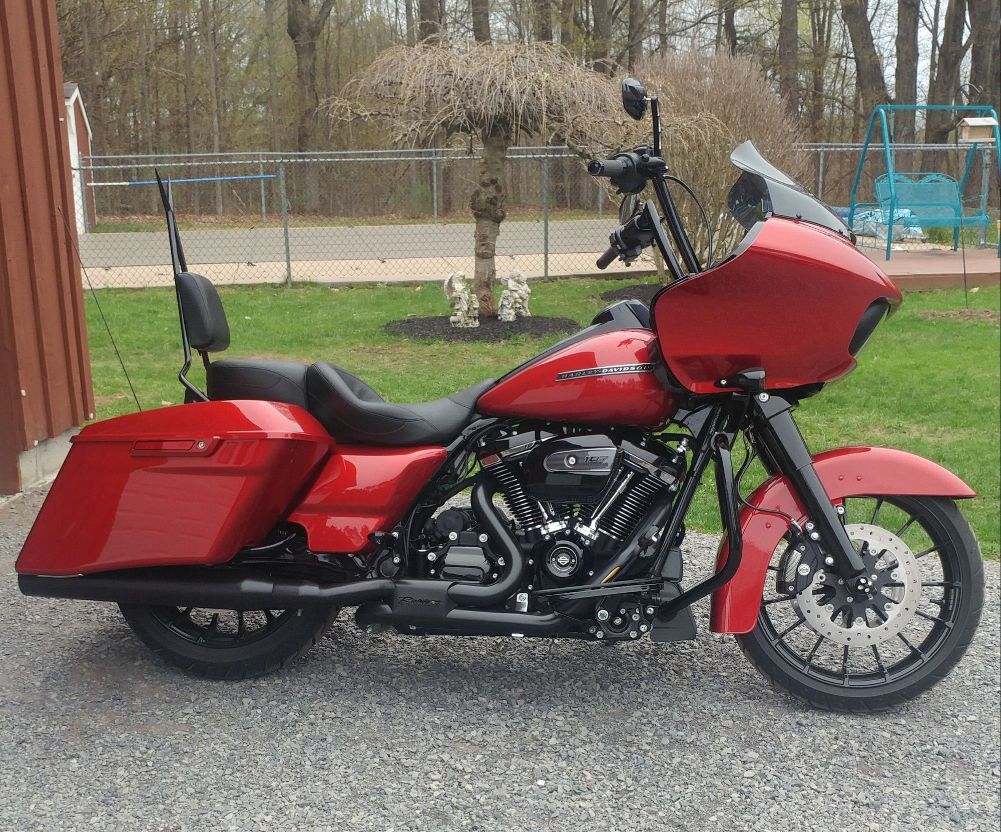 Anyone do install on some 12" bars on the Road Glide? Harley Davidson