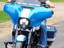 My latest ride 2023 Street Glide ST Fast Johnnie. I just did a 131 in it.