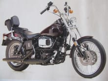 a picture of the 1983 FXDG Twin Belt Wide Glide from the H-D Archives Collection
