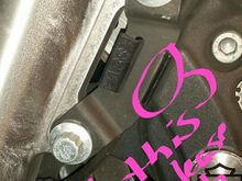 Front left of bike. Little plastic tab holds the speed sensor wire, per manual need to press/release this.