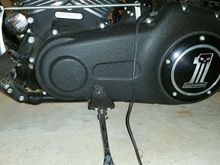 left mount is on, torqued to 35ft-lbs