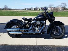 Before, notice how close the front of the seat is to the tank