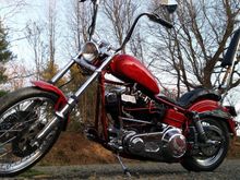 Babe's bike...previous paint job