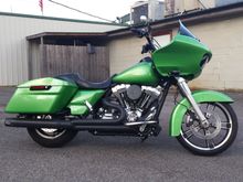 Synergy green with green pearl over it.