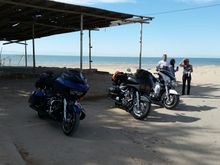refreshments on our way down the coast