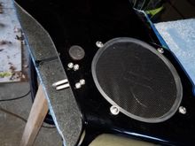 The rubber surround was getting hung up on the carpet of the bag.