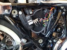 Air ride dump valve, switch, remote contrtol components. I dont have the switch mounted outside because i control the air ride bi remote. Worst case scenario  that remote fails, I do have access to switch pretty easily.