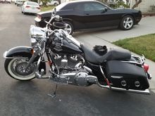 Air ride in the down position