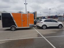 New home for the Harley.