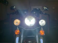 LED running lights. Stock left, LED right.
Love 'em!