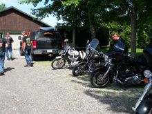 Our stop on the way home at Dave and Jennys log cabin home.

