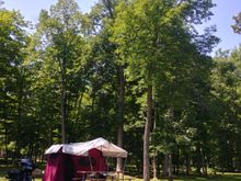 Bike Camping near Ogdensburg NY 2p19 (Wife was at work and I was by the river - she commuted though)