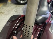 I cut one of the inserts and installed it in the right muffler, installed the full inseet in the left muffler.  Havent got to ride it yet but it did make a noticeable difference in sound for the better.  Now just windering if i should cut the left insert as well.