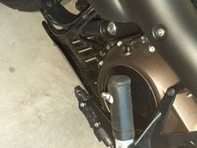 Sportster S peg raised now possible with early type springs.