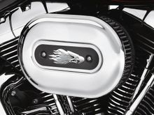 SCREAMIN' EAGLE VENTILATOR PERFORMANCE AIR CLEANER KIT
Kit Number 28721-10 (chrome)