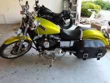 Updated bike - Left side.