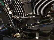 Harley black anodized shift linkage 