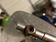 :/ it’s still stuck on there actually 