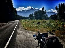 Whitehorse mountain with its glaciers.