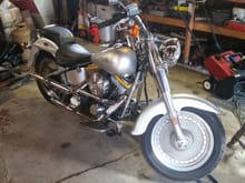 Here is the bike with the engine I need to figure out how to restore