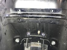 4 holes drilled. Make sure to find centerline or your plate will not be centered.