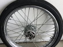 Front wheel and tire off 2002 Duece