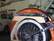 Easy rear End disassembly/accses to Rear Wheel Fender goes, Struts remain.