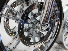 Harley Enforcer Chrome Wheel Set