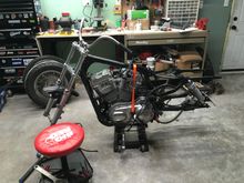 Rear fender, front controls