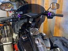 Perch clamps with stainless ARP bolts, was going to do black which I have them but stainless pops