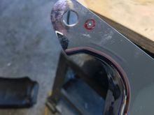 Location of new hole