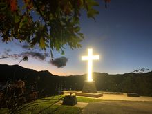 On the hill overlooking Lake Junaluska
