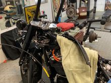 Had success today getting the right side thru. Switched to polyurethane bushings. Replugged everything in EXCEPT, the TBW also needs an extension. That chart Harley has that supposedly tells you everything you need for your HD bars on your specific model is BS. Anyway, in process of ordering an extension from NAMZ.
