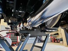 Underside of trike