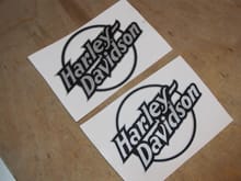 a set of reproduction decals