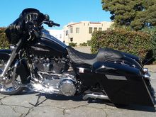I had no complaint with the set I got. I even got nudge while lane splitting and the paint help up...