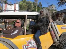 Went to lunch and almost lost my wife to some Baja racers