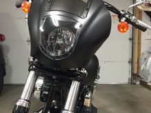 Just got my 1/4 fairing painted and installed. Waiting for the MX TBars to arrive. The wish list is getting longer and longer.