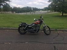 2012 Wide Glide near Jefferson Barracks National Cemetery