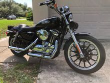 Stage 1 with Fuelpack tuner and DK Customs Support bracket/Backplate and EBS System with new K&N filter.. New 8inch miniapes with new grips and levers.. Brake flush with new pads, new back tire and new oil and trans fluid change and complete inspection.. Happy Wife Happy Life.. :) 