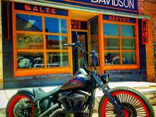 Finlly got the bike back together.  Ended up coating the oil lines black along with my the panhead rockerboxs.