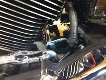 Installed a chrome tranny cover. Not really noticable, but I know it's there, lol. MAJOR PAIN IN THE ASS!  Ya heard it from me.