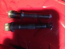 Inner primary bolts w/ silicone